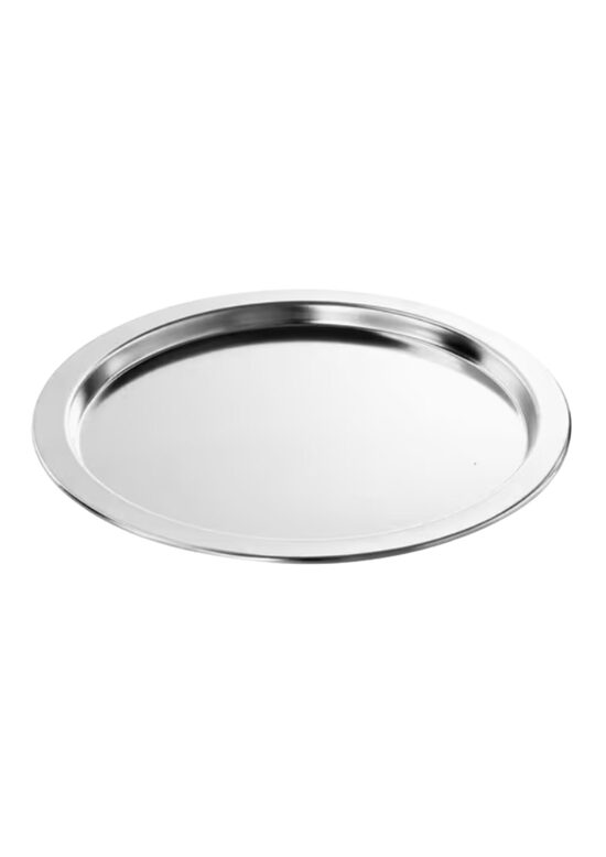 Sudraba servēšanas paplātes, apaļas